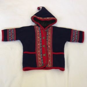 Rare Handmade Wool Coat - 2T